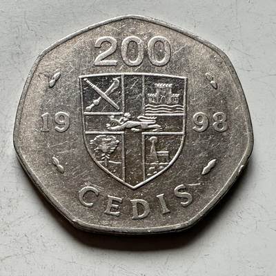 🌹外币初藏🌹🐯2026年第15场  每周二四六晚8️⃣点 接代拍 - 加纳1998年200赛地