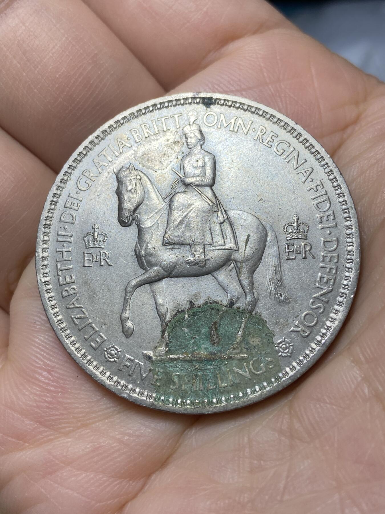 2026年第十八场(总第一百八十七场）外国好品散币场(免佣金) 英国🇬🇧1953年5先令克朗型大币(伊丽莎白二世加冕纪念币)