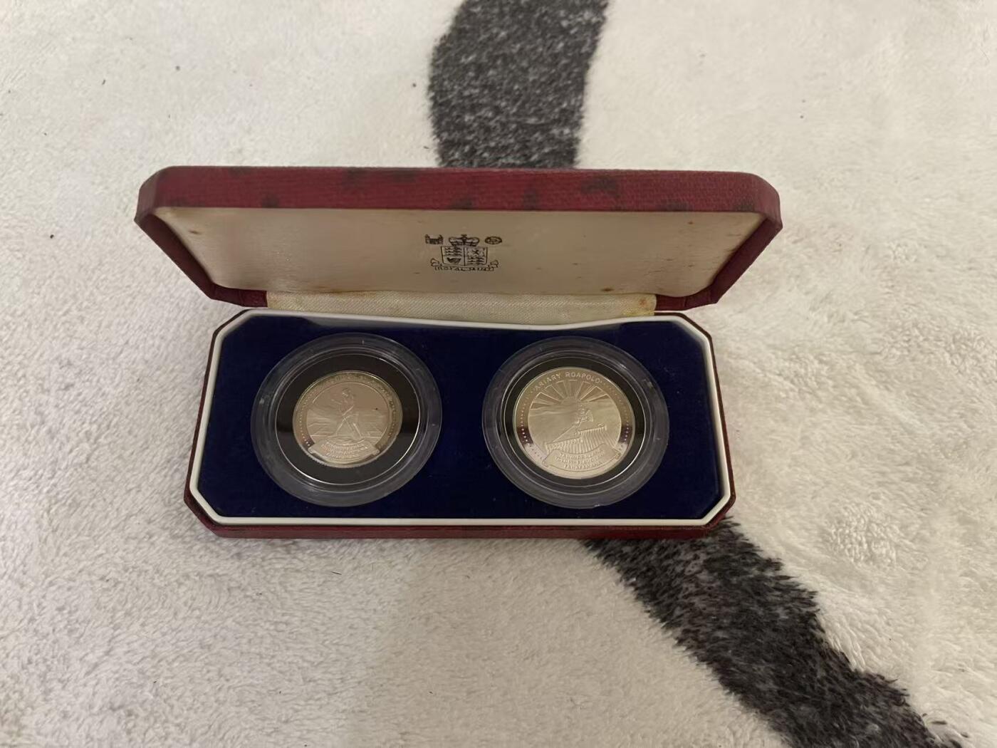 ❤️【币观天下】❤️ 第342期钱币秒杀拍卖场- 2026.2.4秒杀专场 长期征集拍品  马达加斯加1978年FAO世界粮农组织纪念银币2枚套 品相如图 少见