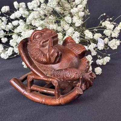 零元拍：黄杨木雕：乐逍遥（古法旧化非科技旧化），60/37.5/54MM，就这么可耐 - 零元拍：黄杨木雕：乐逍遥（古法旧化非科技旧化），60/37.5/54MM，就这么可耐