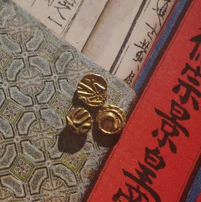 2026年2月捡漏拍 - 印度法兰金币一组3枚 每枚约0.3-0.4克