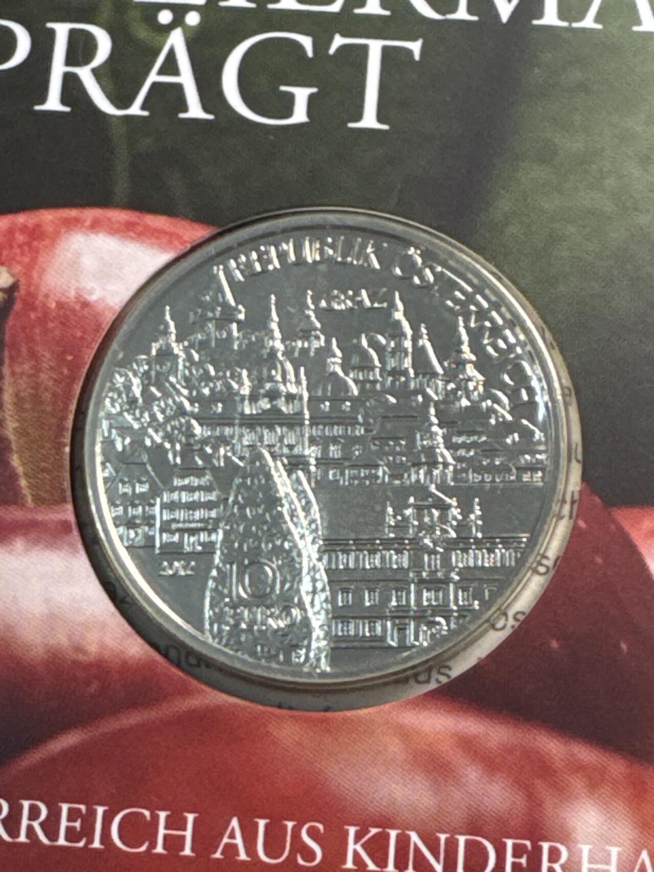 ❤️【币观天下】❤️ 第342期钱币秒杀拍卖场- 2026.2.4秒杀专场 长期征集拍品  奥地利联邦省系列银币 原厂封装卡册(面值10欧，重量17.3克)2012年施帝利亚州