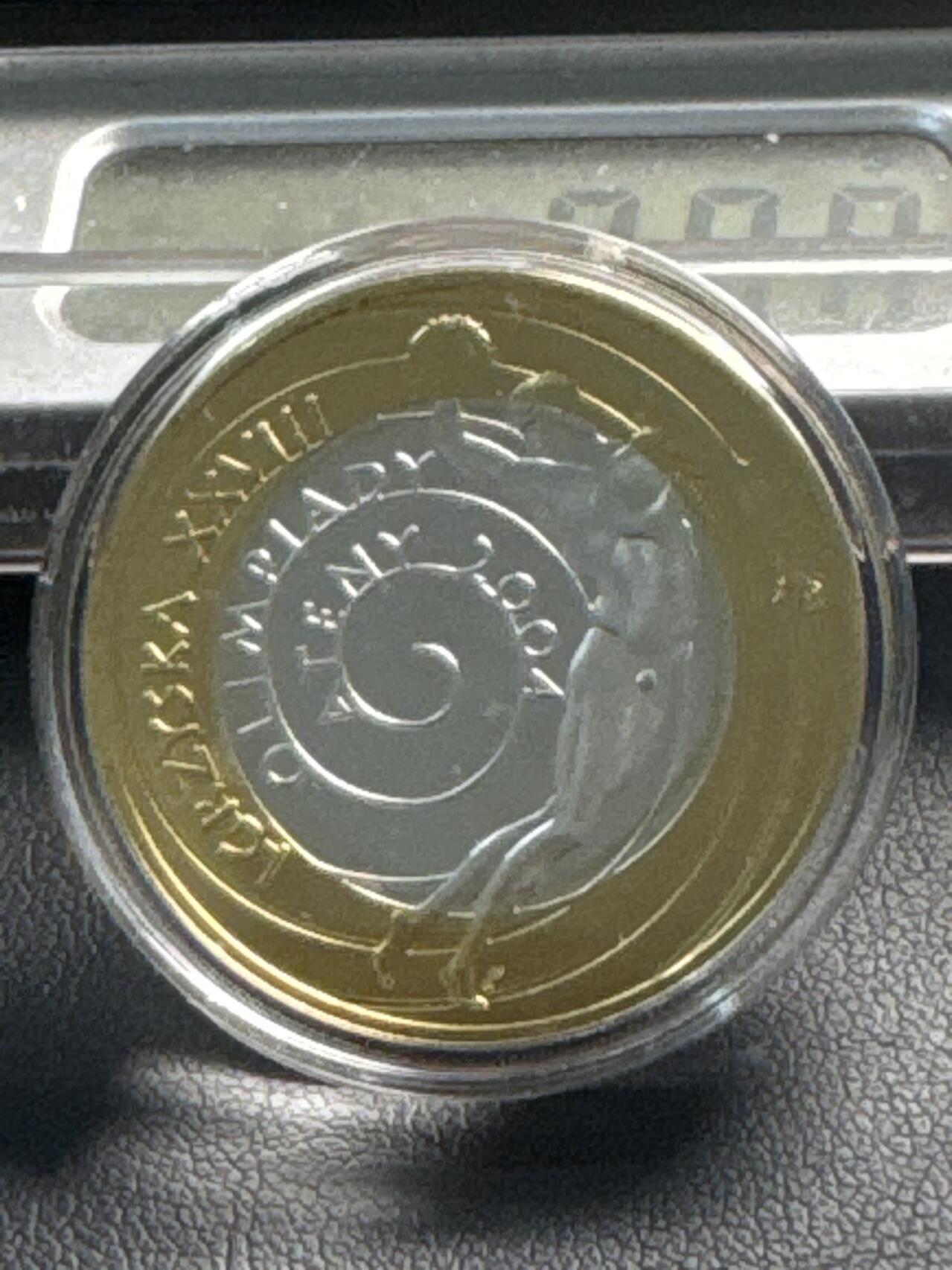 ❤️【币观天下】❤️ 第342期钱币秒杀拍卖场- 2026.2.4秒杀专场 长期征集拍品  2004 波兰 雅典奥林匹克 10兹罗提【双色四区精制】银币