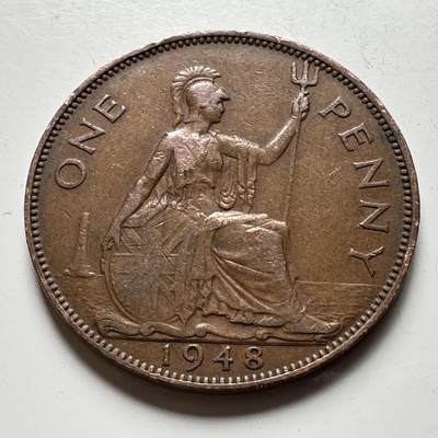 🌹外币初藏🌹🐯2026年第15场  每周二四六晚8️⃣点 接代拍 - 英国1948年一便士