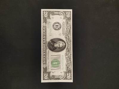 1934年20美元，刀拆品 - 1934年20美元，刀拆品