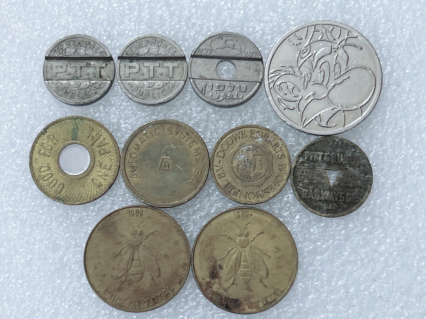 第一海外回流一元起拍收藏 散集专场  第298期 代币一组 10枚