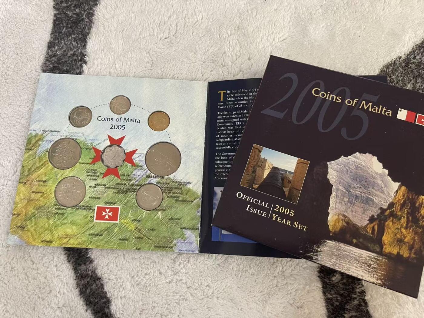 ❤️【币观天下】❤️ 第342期钱币秒杀拍卖场- 2026.2.4秒杀专场 长期征集拍品  马耳他2005年欧元前官方套币 