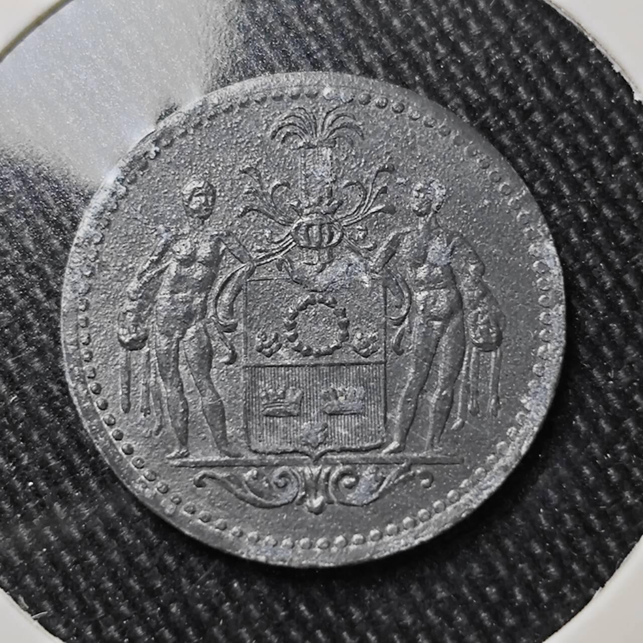 KK钱币收藏小铺  第391期  2月预留时间 周末发货  1917德国 德紧5芬尼