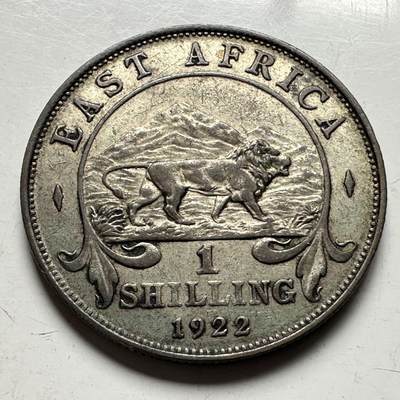 🌹外币初藏🌹🐯2026年第15场  每周二四六晚8️⃣点 接代拍 - 英属东非1922年一先令银币