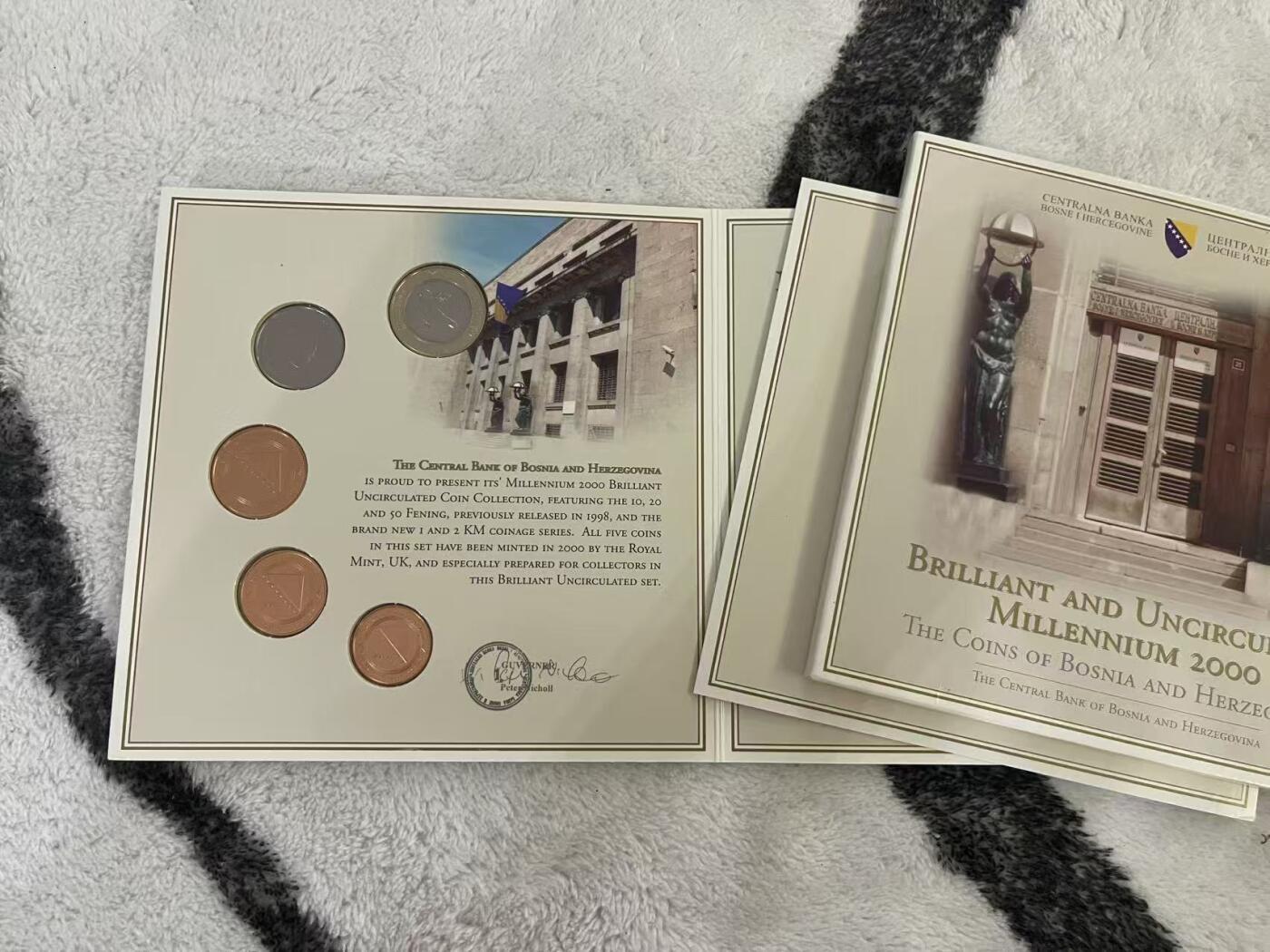 ❤️【币观天下】❤️ 第342期钱币秒杀拍卖场- 2026.2.4秒杀专场 长期征集拍品  波黑2000年千禧年官方套币 