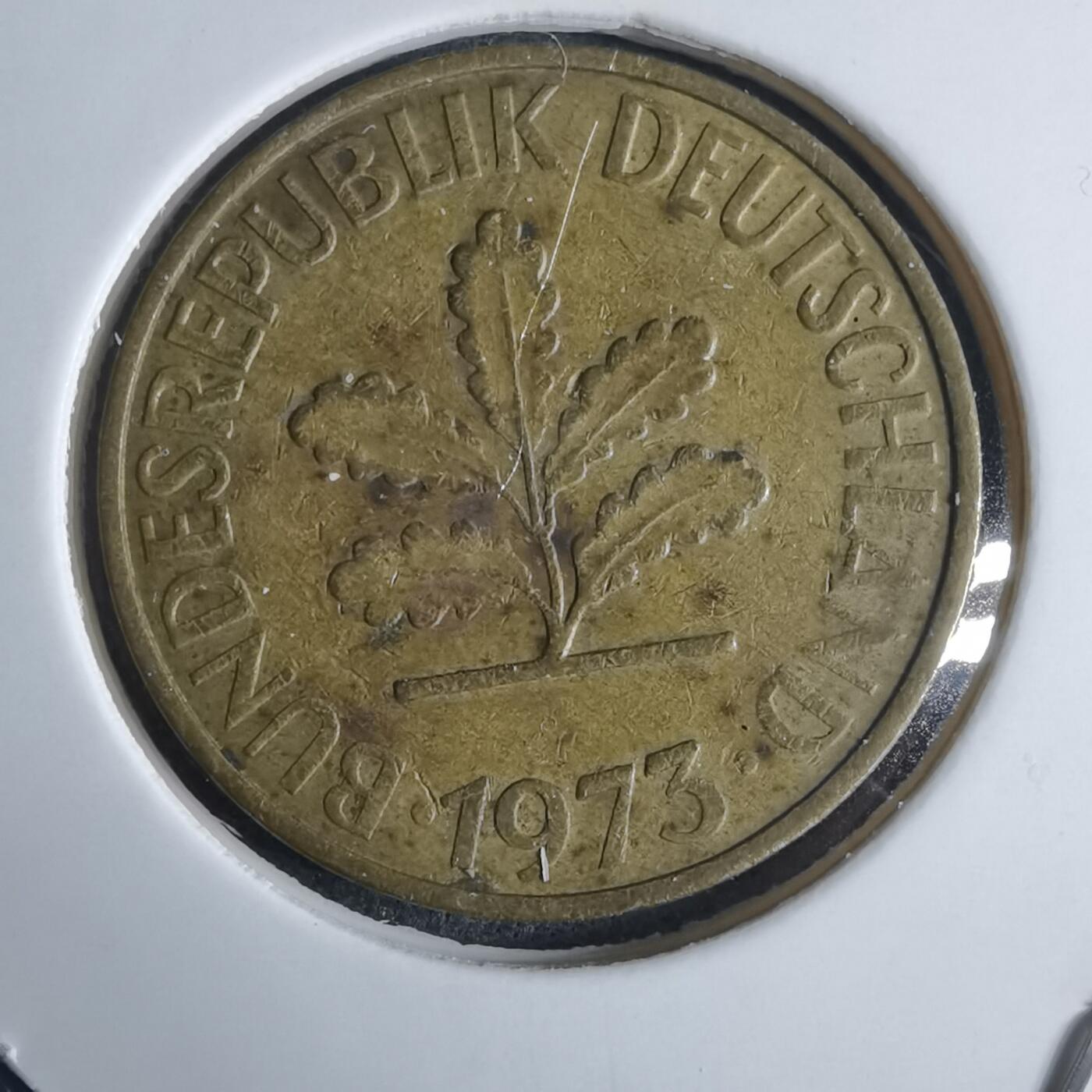 沼泽如烟--第983场 德国1973年10芬尼