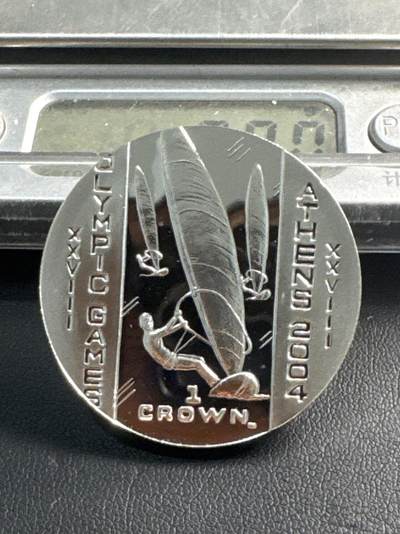 ❤️【币观天下】❤️ 第342期钱币秒杀拍卖场- 2026.2.4秒杀专场 长期征集拍品  - 2003 马恩岛 奥运会品相极佳【精制】银币