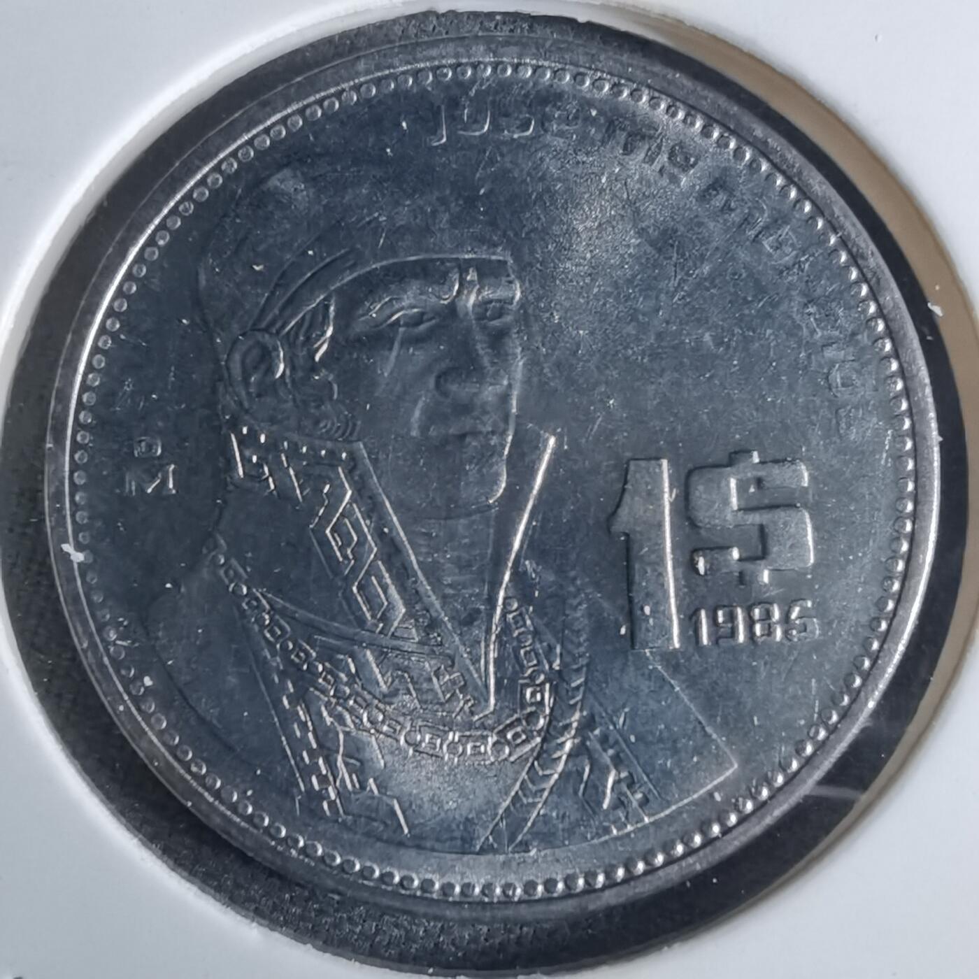 沼泽如烟--第983场 墨西哥1985年1比索