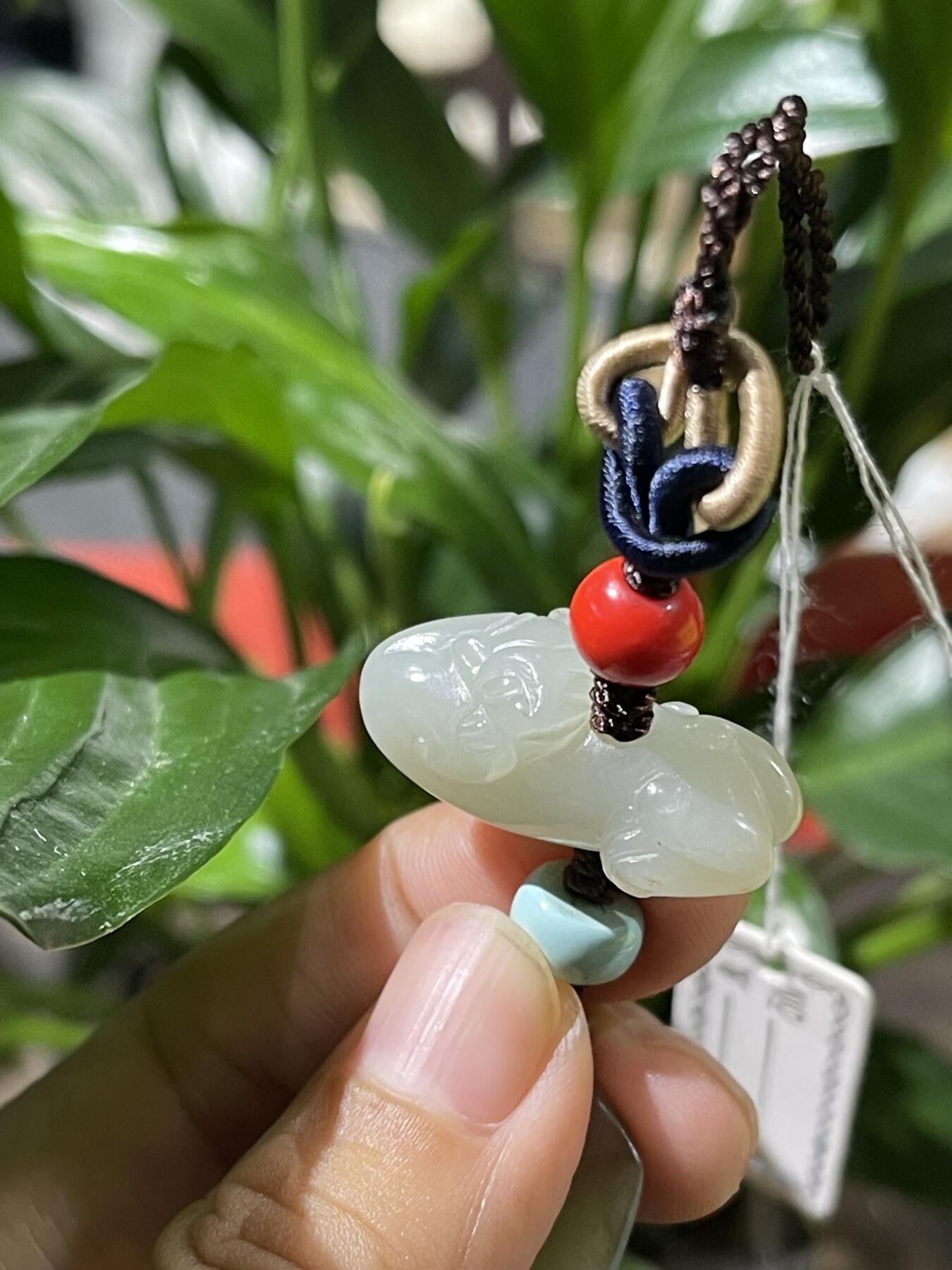 和田玉籽料手工挂饰