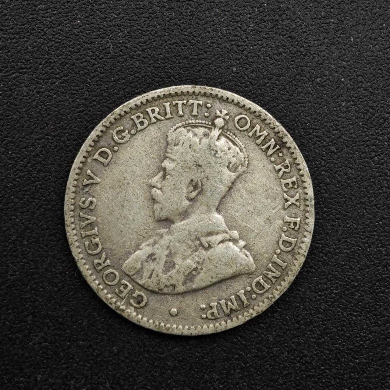 【淘币小摊】实时拍第八百六十三拍   小银币散币场   年前最后一周 之前的预留小年前全部发出 请更换最新收货地址  澳大利亚1924年乔治五世3便士银币