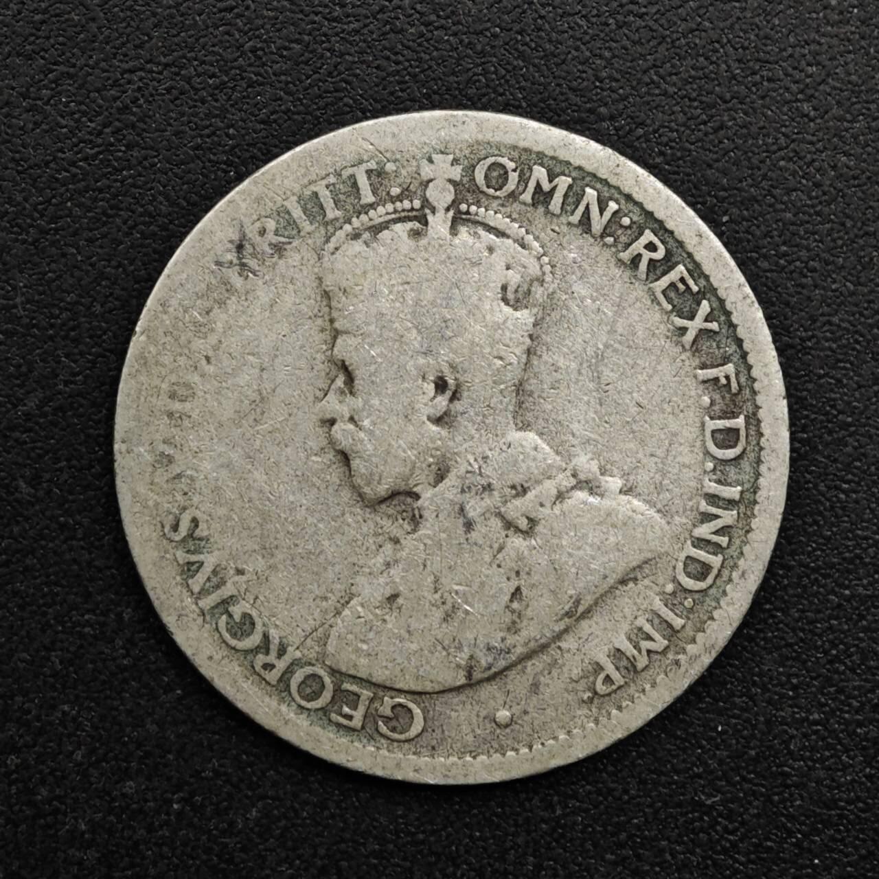 【淘币小摊】实时拍第八百六十三拍   小银币散币场   年前最后一周 之前的预留小年前全部发出 请更换最新收货地址  澳大利亚1914年乔治五世6便士银币