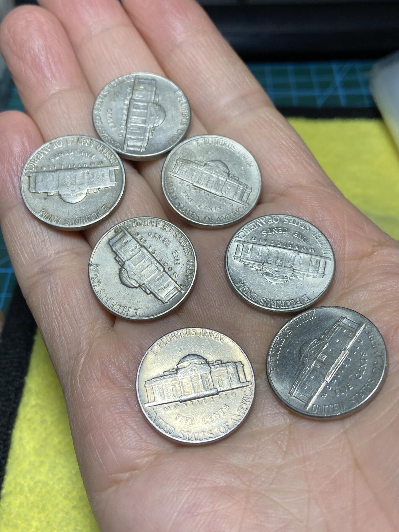 2026年第十八场(总第一百八十七场）外国好品散币场(免佣金) 美国🇺🇸杰斐逊5分7枚：1941年64年73年76年83年94年2003年