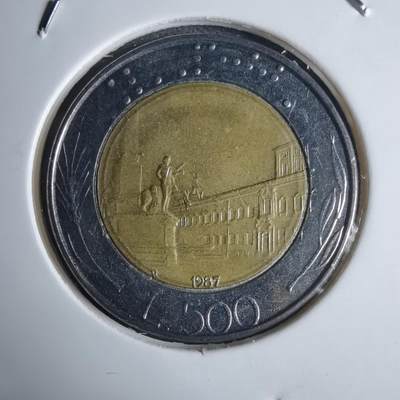 沼泽如烟--第983场 - 意大利1987年500里拉