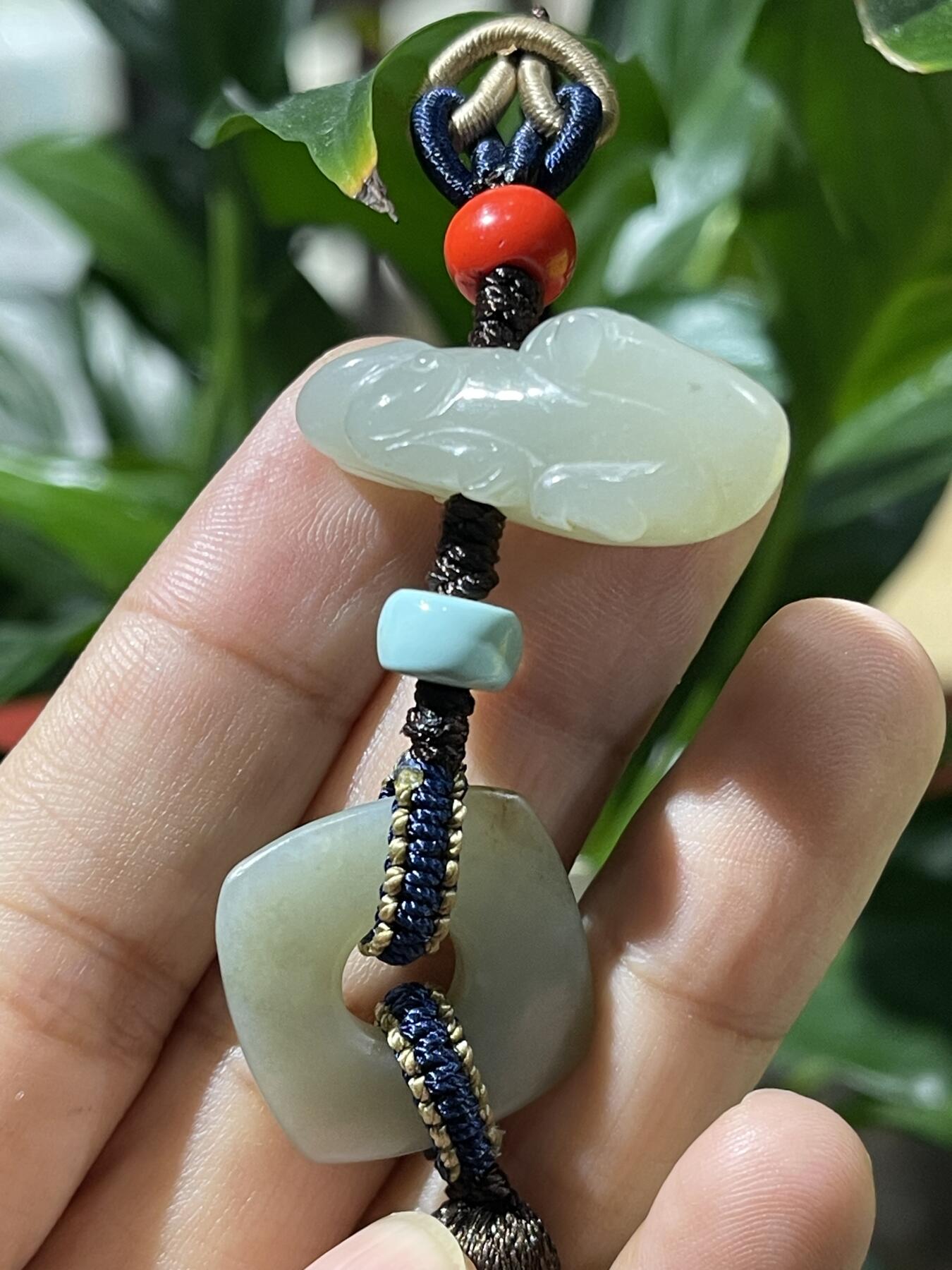 和田玉籽料手工挂饰