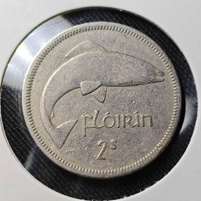 KK钱币收藏小铺  第391期  2月预留时间 周末发货 -  1965爱尔兰2先令