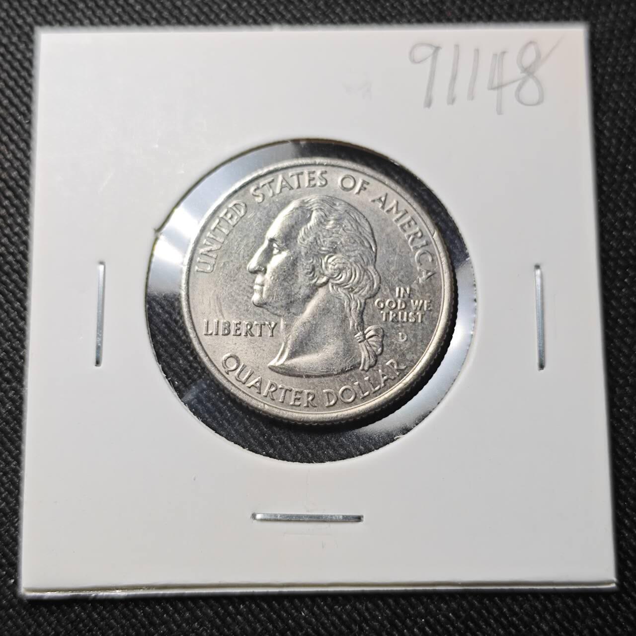 KK钱币收藏小铺  第391期  2月预留时间 周末发货  2006美国25分纪念币