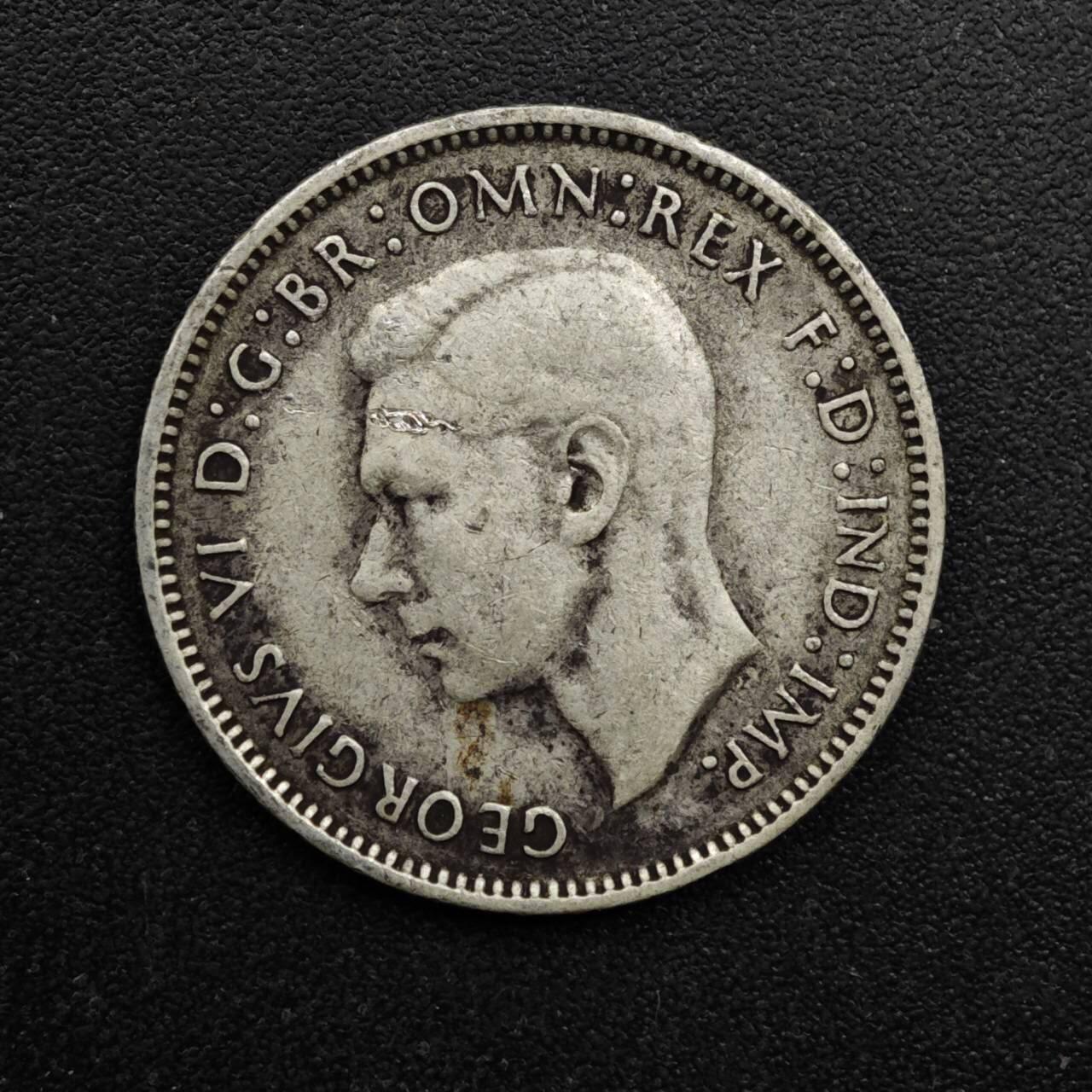 【淘币小摊】实时拍第八百六十三拍   小银币散币场   年前最后一周 之前的预留小年前全部发出 请更换最新收货地址  澳大利亚1943年乔治六世6便士银币