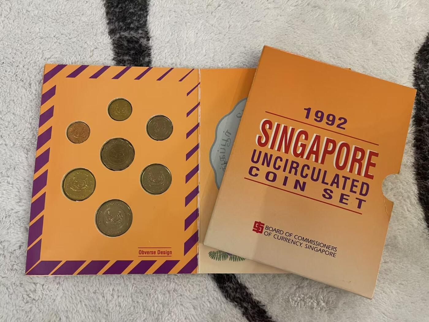 ❤️【币观天下】❤️ 第342期钱币秒杀拍卖场- 2026.2.4秒杀专场 长期征集拍品  新加坡1992年官方套币 品相如图 