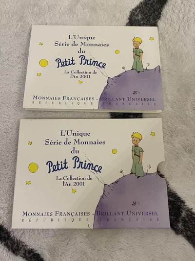 ❤️【币观天下】❤️ 第342期钱币秒杀拍卖场- 2026.2.4秒杀专场 长期征集拍品  - 法国小王子2001年官方法郎套币 含两枚高值双色币 全新原包装 少见 