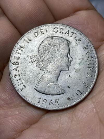 2026年第十八场(总第一百八十七场）外国好品散币场(免佣金) - 英国🇬🇧1965年1克朗(丘吉尔逝世纪念币)