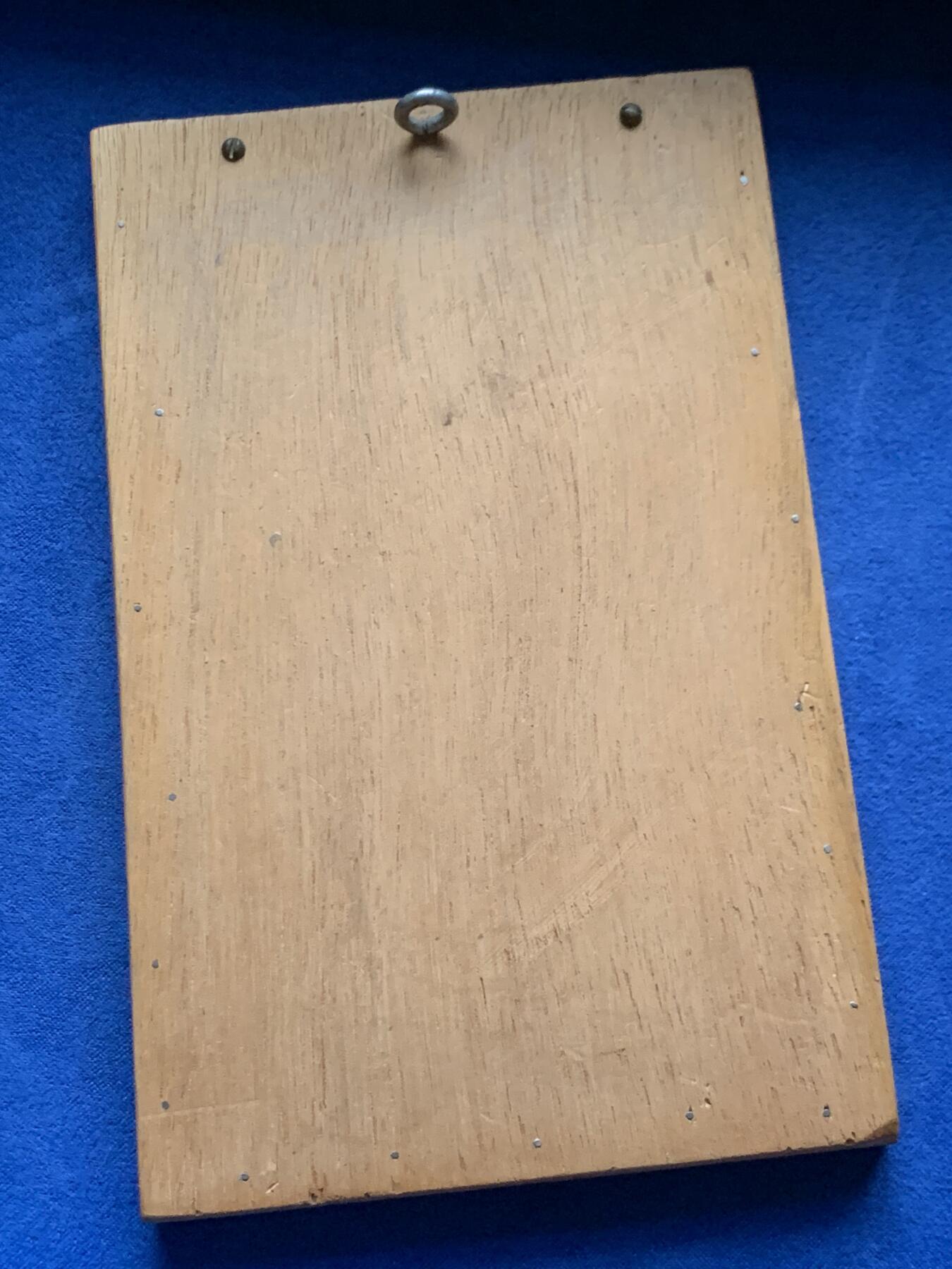 《竞宝斋》第464场 周日，周一，周二，3场连拍 （全场包邮）欢迎送拍 Dupuis大版铜章 法国新艺术时期美女清凉章 木框镶嵌 总重531克 尺寸约65x123mm