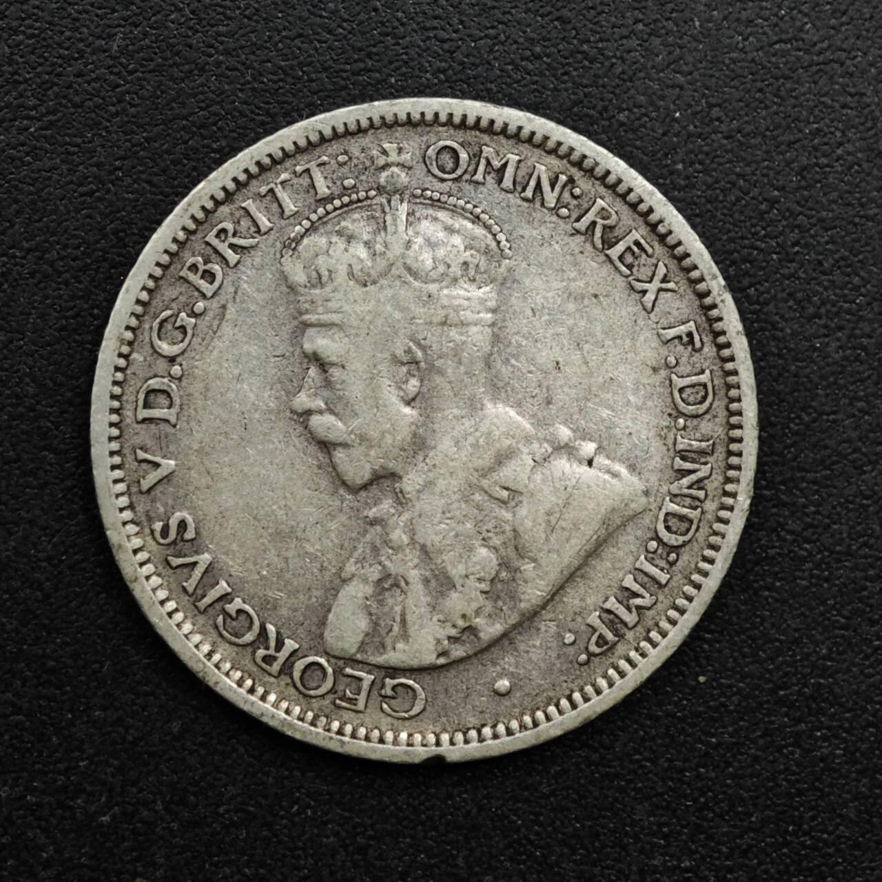 【淘币小摊】实时拍第八百六十三拍   小银币散币场   年前最后一周 之前的预留小年前全部发出 请更换最新收货地址  澳大利亚1921年乔治五世6便士银币