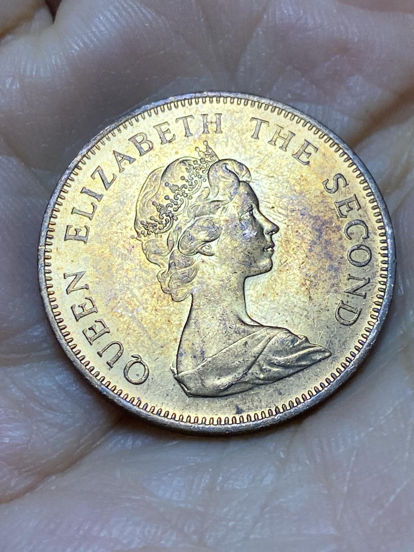 2026年第十八场(总第一百八十七场）外国好品散币场(免佣金) 英属泽西岛🇯🇪1980年2新便士(伊丽莎白二世中年花冠，十进制第一套，关门年)