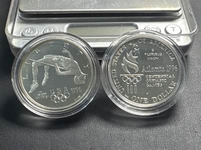 ❤️【币观天下】❤️ 第342期钱币秒杀拍卖场- 2026.2.4秒杀专场 长期征集拍品  - 1996 美国 亚特兰大奥运会套装【精制】两枚银币