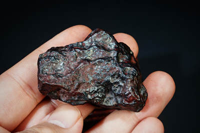 上海都达杂项专场四十七【全场包邮】  陨石连座90-2