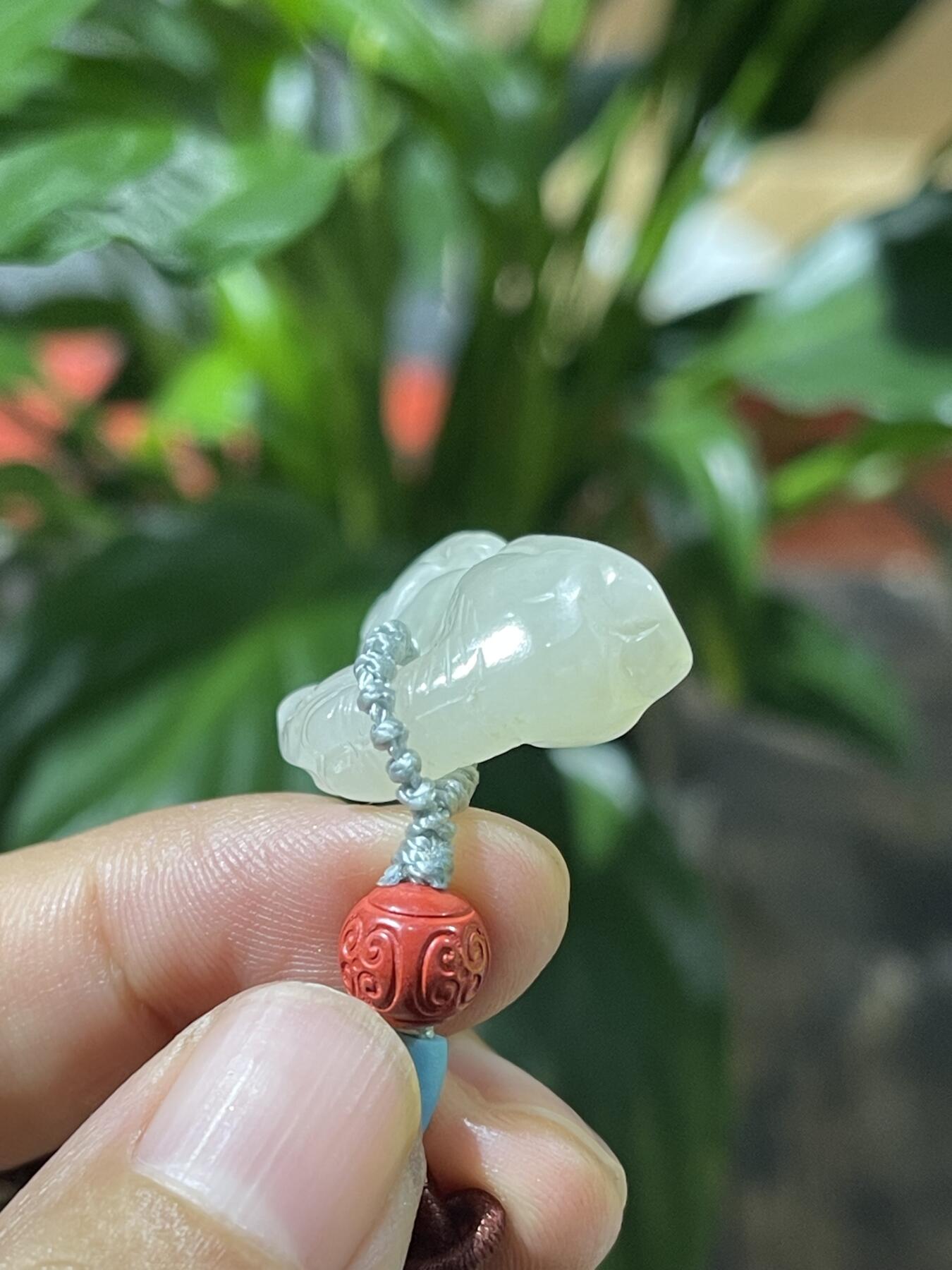 和田玉籽料手工挂饰 和田玉马