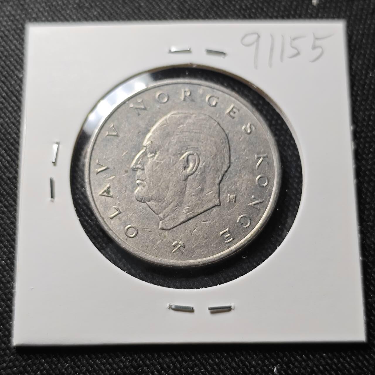 KK钱币收藏小铺  第391期  2月预留时间 周末发货  挪威5克朗