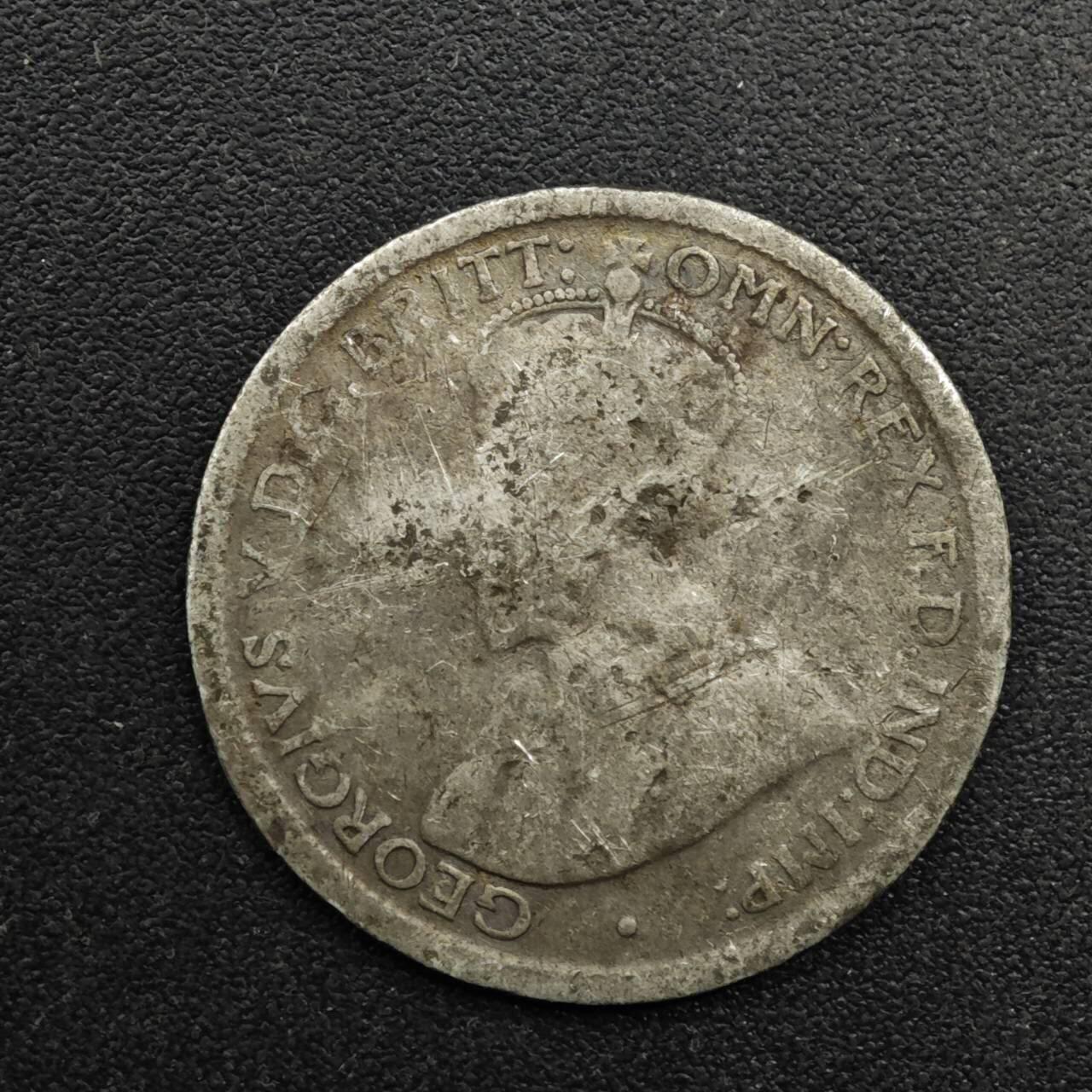 【淘币小摊】实时拍第八百六十三拍   小银币散币场   年前最后一周 之前的预留小年前全部发出 请更换最新收货地址  澳大利亚1916年乔治五世6便士银币