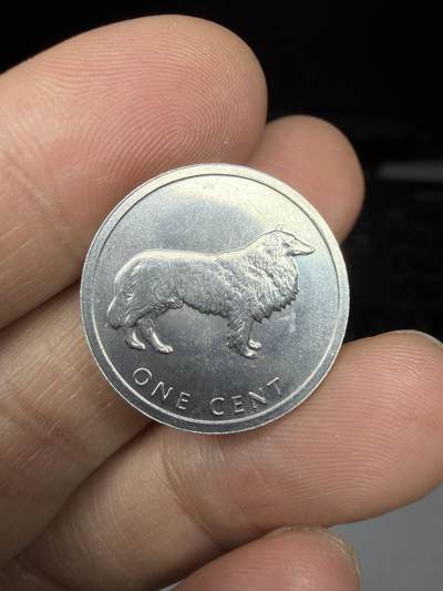 2025年集古藏今外币拍卖第二期-第3场—（总第303拍），可以寄存60天，满160元包邮。 - 2003年库克群岛1分-狗