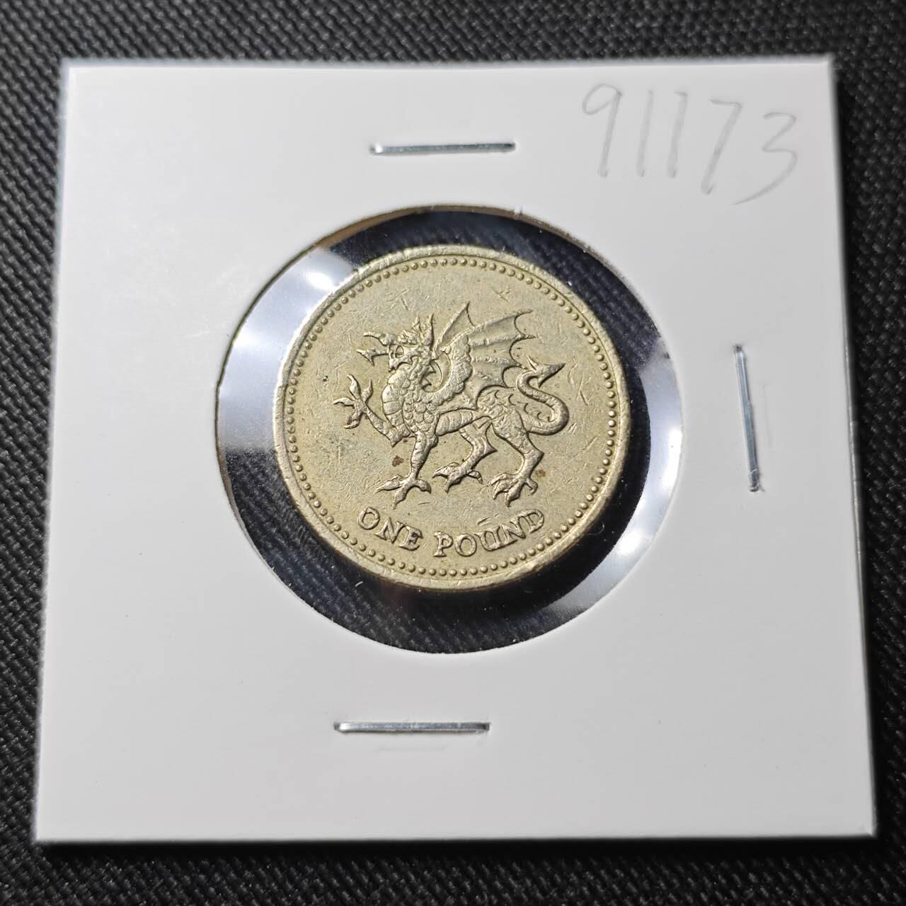 KK钱币收藏小铺  第391期  2月预留时间 周末发货  2000英国1镑 龙!