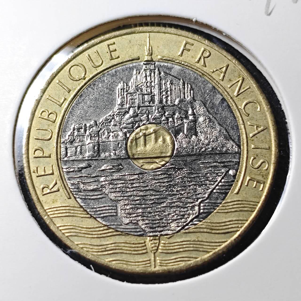 KK钱币收藏小铺  第391期  2月预留时间 周末发货  法国20法郎三色币