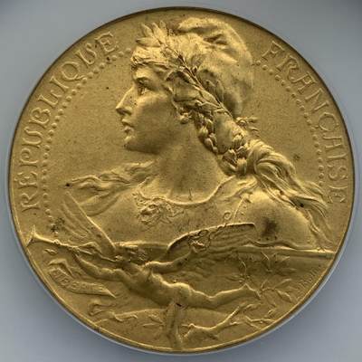 掌中浮雕-藏着的欧洲第052场 - 法国国民议会铜章，50mm