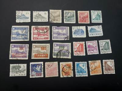 博彦收藏 TM  2月7日 8点邮票专场 全场包邮 - 解放区/普票等一组，个别瑕疵，大部分上品