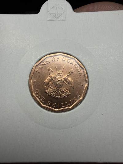 2025年集古藏今外币拍卖第二期-第3场—（总第303拍），可以寄存60天，满160元包邮。 - 1987年乌干达1先令