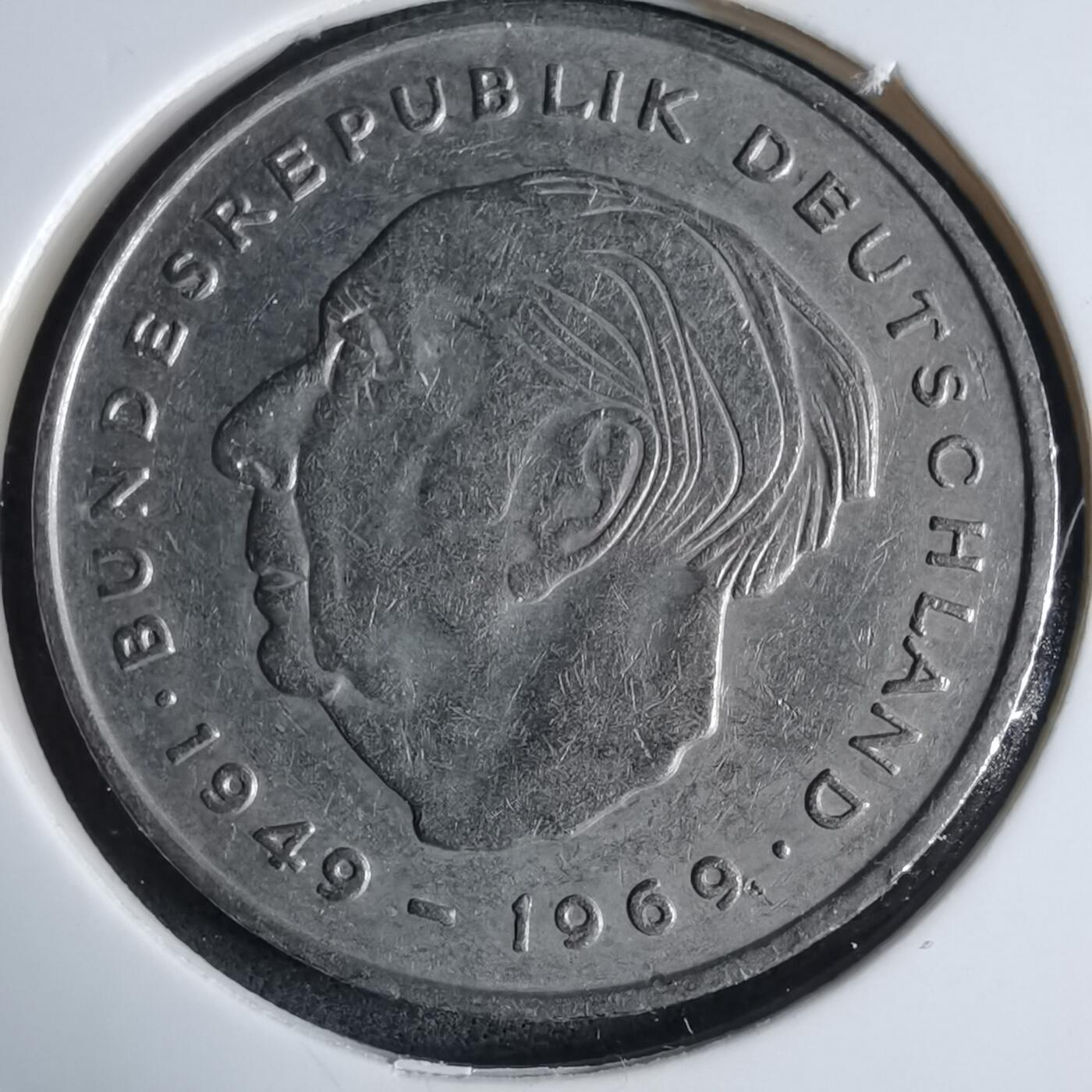 沼泽如烟--第983场 德国1973年2马克