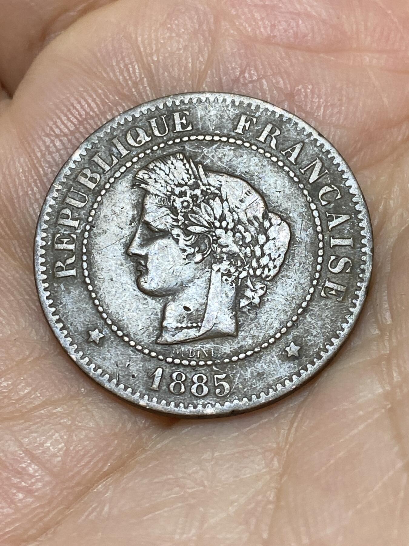 2026年第十八场(总第一百八十七场）外国好品散币场(免佣金) 法兰西第三共和国1885年5生丁(第一版，A标巴黎造)