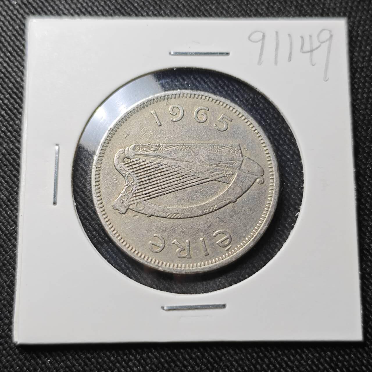 KK钱币收藏小铺  第391期  2月预留时间 周末发货  1965爱尔兰2先令