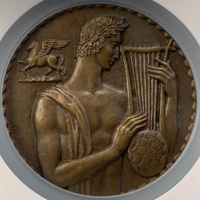 掌中浮雕-藏着的欧洲第052场 - 1952年比利时新闻晚会纪念铜章，70mm