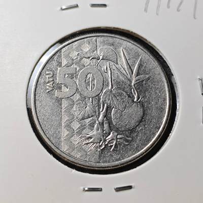 KK钱币收藏小铺  第391期  2月预留时间 周末发货 -  图瓦阿努50瓦