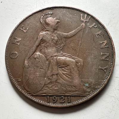 🌹外币初藏🌹🐯2026年第15场  每周二四六晚8️⃣点 接代拍 - 英国1921年一便士 a