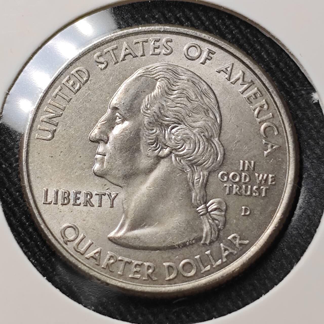 KK钱币收藏小铺  第392期  2月预留时间 周末发货  美国25分纪念币